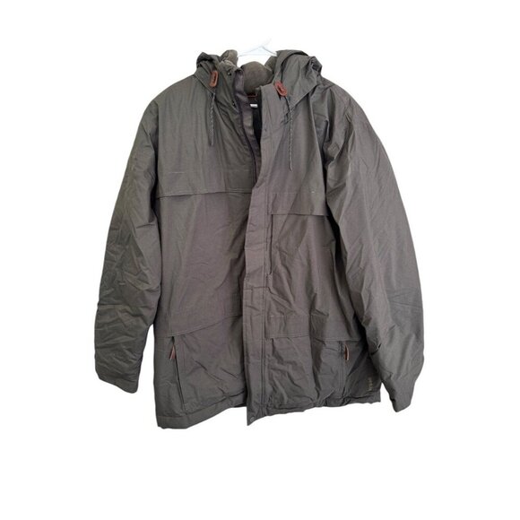 Prana Mens XXL Black Olive Heather Long Sleeve Down Puffer Jacket Novad Path NWT - Picture 4 of 16